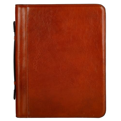 Time Resistance Leder Portfolio - Dokumententasche mit Tragegriff - Tablet Größe Hülle Made in Italy, Cognac-Braun Time Resistance Leder Portfolio - Dokumententasche mit Tragegriff - Tablet Größe Hülle Made in Italy, Cognac-Braun von Time Resistance