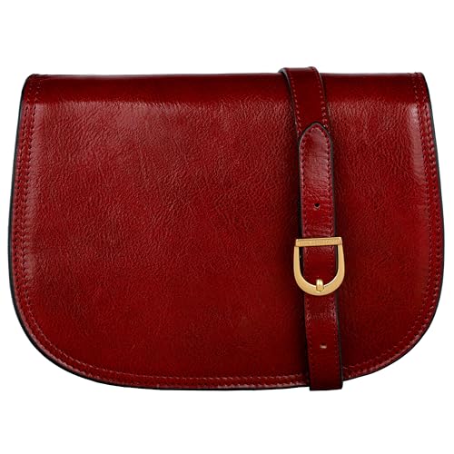 Time Resistance Leder Umhängetasche Damen - Messenger Bags - Arbeitstasche Damen - Schultertasche - Ledertasche - Damen Tasche - Crossbody Bag von Time Resistance