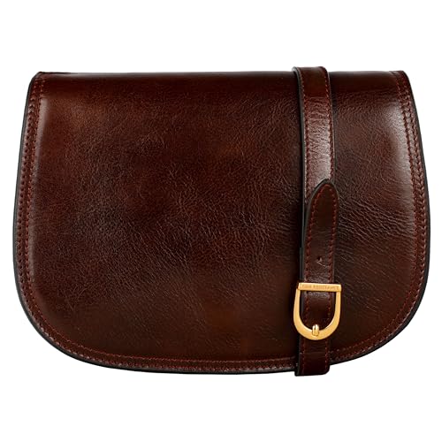 Time Resistance Leder Umhängetasche Damen - Messenger Bags - Schultertasche - Ledertasche - Damen Tasche - Crossbody Bag von Time Resistance
