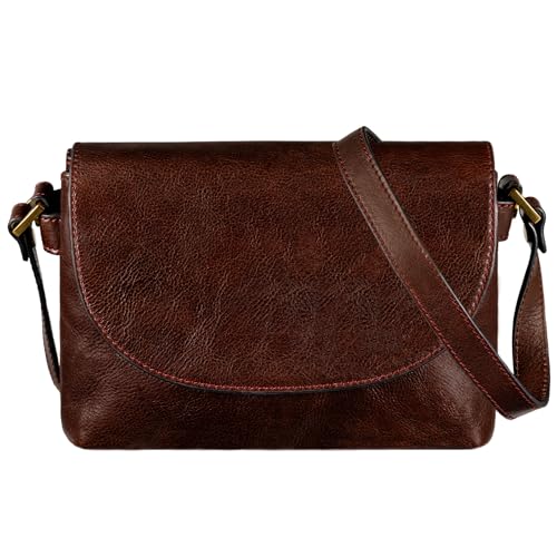 Time Resistance Leder-Umhängetasche für Damen – Handtasche – Umhängetasche – Geldbörse von Time Resistance