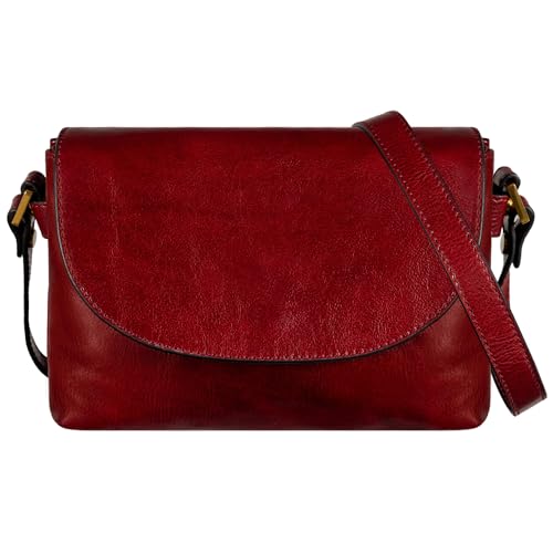 Time Resistance Leder-Umhängetasche für Damen – Handtasche – Umhängetasche – Geldbörse von Time Resistance