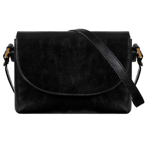 Time Resistance Leder-Umhängetasche für Damen – Handtasche – Umhängetasche – Geldbörse von Time Resistance