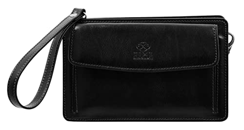 Time Resistance Lederclutch für Herren - Herren Handtasche - Ledertasche Herren - Edles Portmonee - Umhängetasche Herren - Clutch aus Leder von Time Resistance