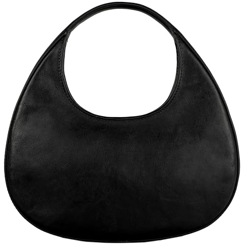 Time Resistance Lederhandtasche - Vollnarbenleder Geldbörse für Damen - Tasche mit Griff oben - Tragetasche von Time Resistance