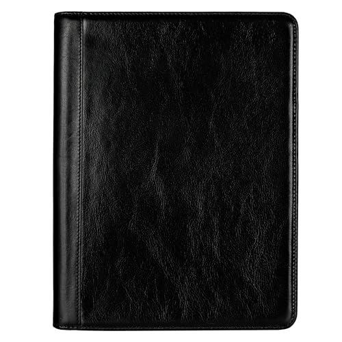 Time Resistance Lederportfolio – Dokumententasche aus Leder in Tablet-Größe – Kleine Aktentasche von Time Resistance