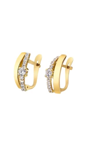 TIME ROAD Ohrringe LG00322 Gold Damen von Time RoaD