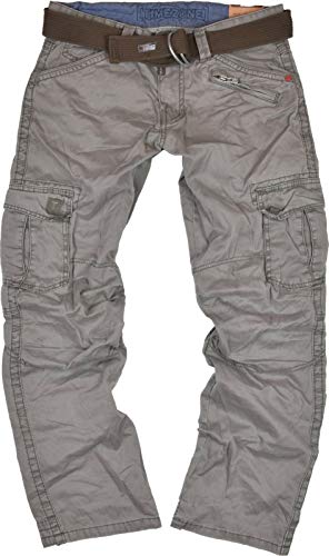 Timezone Herren Cargo Hose Benito 4175 Dusty Olive (W30/L32) von Time-Zone