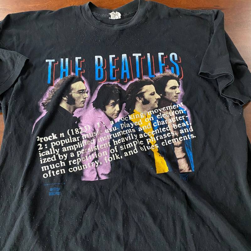 Vintage 1991 Beatles Band Grafik T-Shirt von TimeBanditShop
