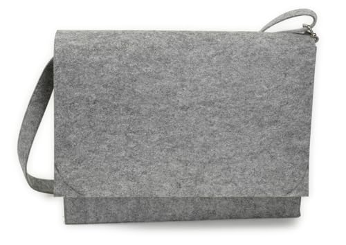 TimeTEX Umhängetasche „Filzli | Leichte Filz-Tasche mit großem Hauptfach von TimeTEX