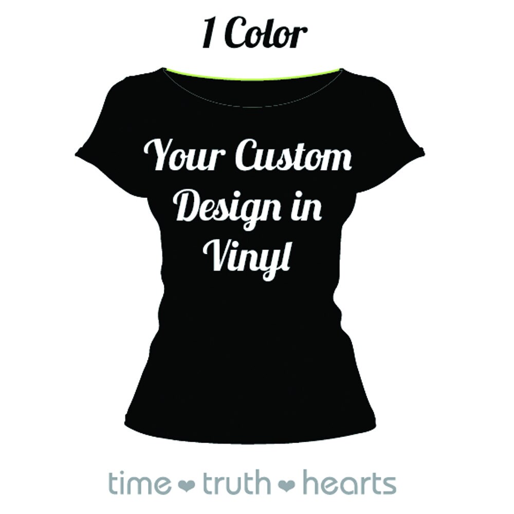 Individuelles Vinyl Shirt - 1Farbige Vorderseite Ab 19, 99 Usd -Kostenloser Versand in Den Usa Individuelles Vinyl Shirt - 1Farbige Vorderseite Ab 19, 99 Usd -Kostenloser Versand in Den Usa von TimeTruthHeartsNet