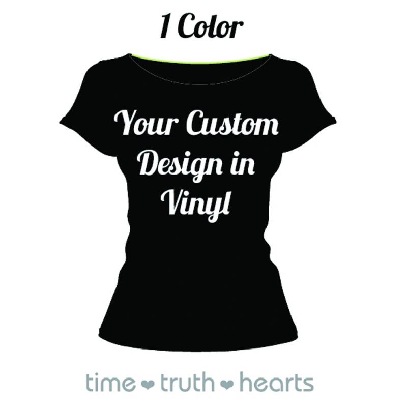Individuelles Vinyl Shirt - 1Farbige Vorderseite Ab 19, 99 Usd -Kostenloser Versand in Den Usa Individuelles Vinyl Shirt - 1Farbige Vorderseite Ab 19, 99 Usd -Kostenloser Versand in Den Usa von TimeTruthHeartsNet