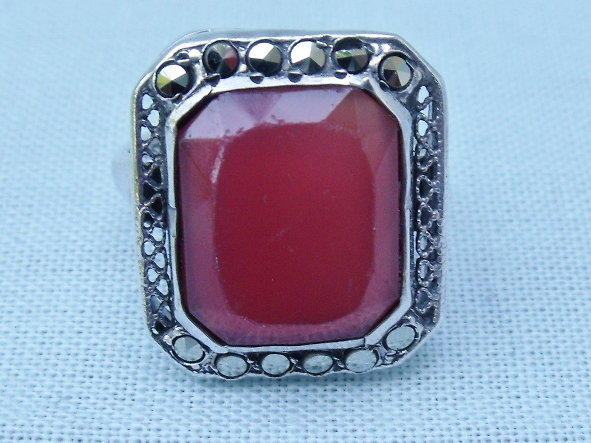 Antike Markasit Karneol Sterling Ring Antike Markasit Karneol Sterling Ring von TimeVices