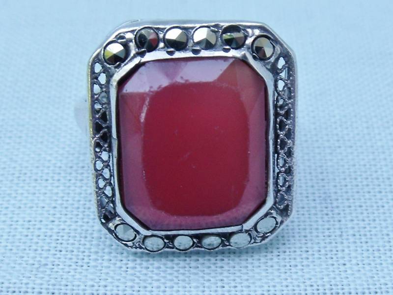 Antike Markasit Karneol Sterling Ring Antike Markasit Karneol Sterling Ring von TimeVices