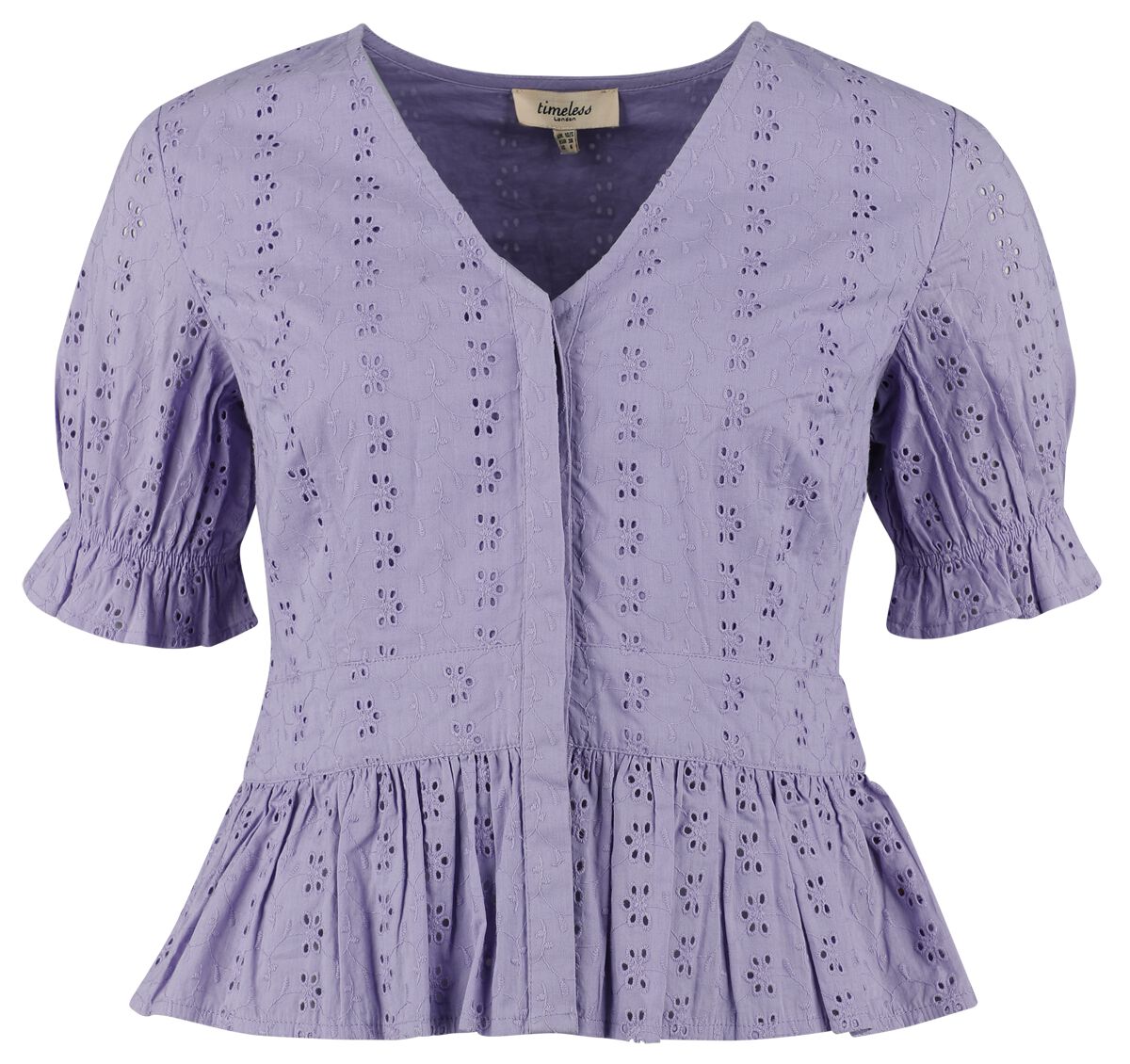 Timeless London Jolene Blouse Bluse lila in XL von Timeless London