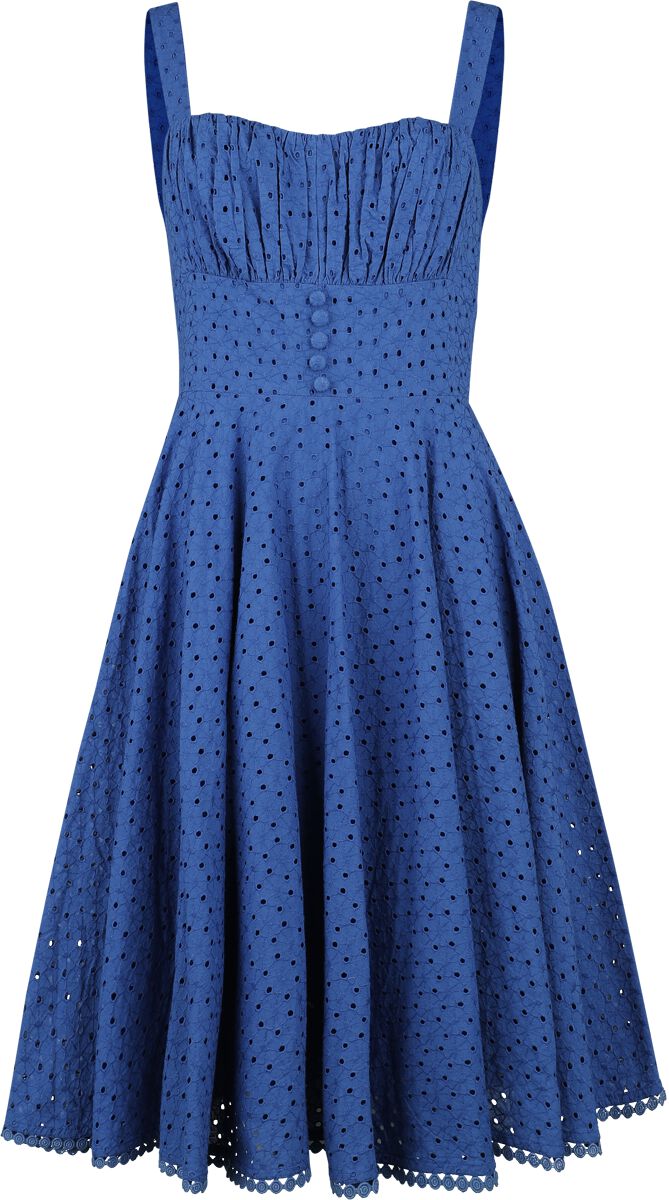 Timeless London Kleid knielang - Valerie Dress - XS bis 4XL - für Damen - Größe XS - blau von Timeless London