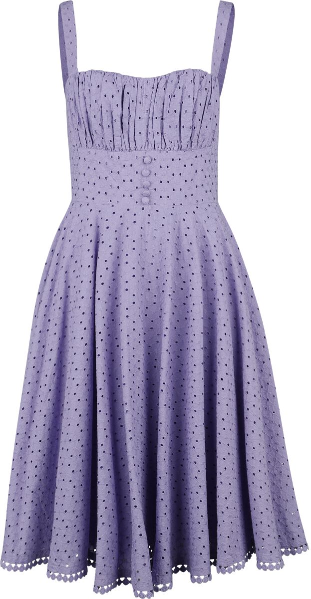 Timeless London Kleid knielang - Valerie Dress - XS bis XL - für Damen - Größe L - lila von Timeless London