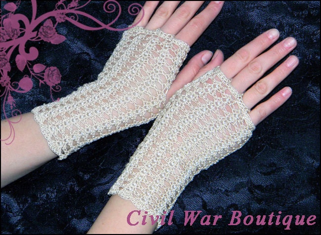 1800 Bürgerkrieg Victorian Beige Creme Handgefertigte Handschuhe Perlen 100% Baumwolle Neu 1800 Bürgerkrieg Victorian Beige Creme Handgefertigte Handschuhe Perlen 100% Baumwolle Neu von TimelessTreasuresB