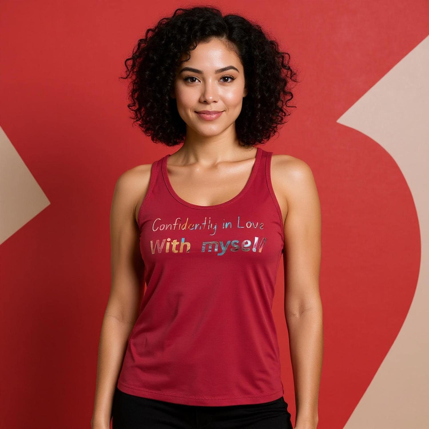 Selbstliebe Tank Top | Motivierendes Training Activewear Positive Vibes Gym Shirt von TimelessTrendshopArt