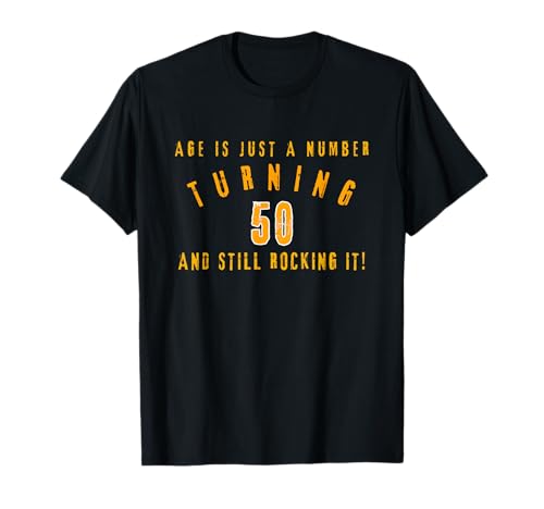 Alter ist nur eine Zahl, wenn Man 50 Wird und es Immer noch rockt T-Shirt Alter ist nur eine Zahl, wenn Man 50 Wird und es Immer noch rockt T-Shirt von TimelessVibe