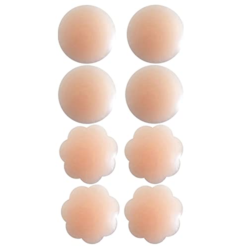 Timelike Nipple Cover - Damen Brustwarzen-Abdeckungen,Silikon Nippelabdeckung Gel Selbstklebend & Wiederverwendbar,Brust Aufkleber,Unter BH, Bikini & Badeanzug, Nippel-Cover-Pads, Einheitsgröße von Timelike