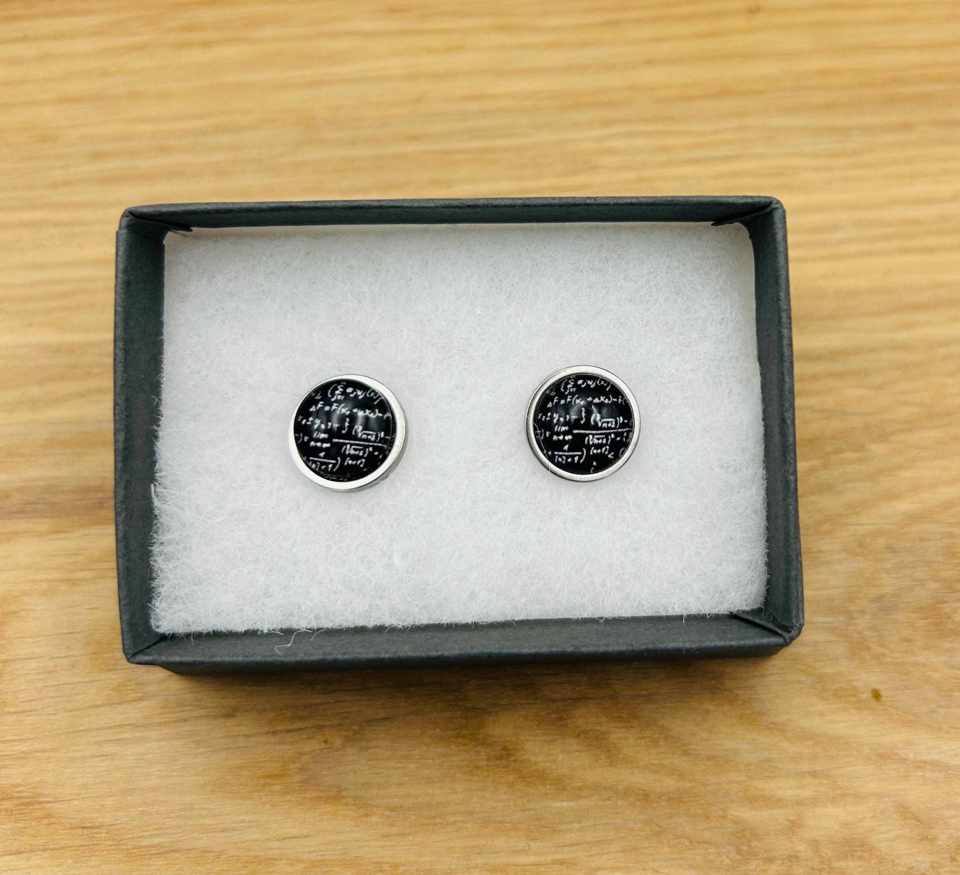 Mathematik - Formel Ohrstecker Präsentation Verpackt Geschenk von Timescript