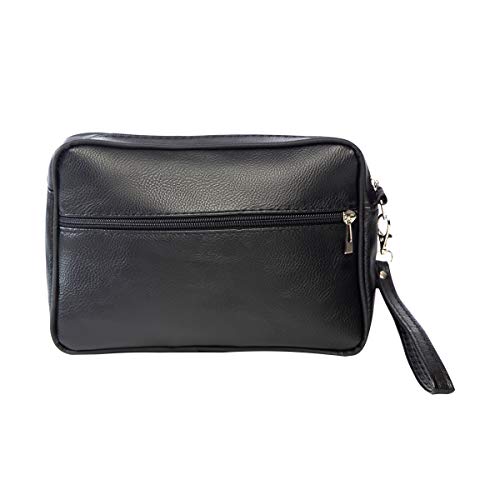 Timeshop Lab Pochette Regular Tasche für Damen Und Herren Kunstleder Synthetisch Anpassbare Mit Stickerei Die Namen Und Buchstaben - Schwarz, 8x20x14 cm Timeshop Lab Pochette Regular Tasche für Damen Und Herren Kunstleder Synthetisch Anpassbare Mit Stickerei Die Namen Und Buchstaben - Schwarz, 8x20x14 cm von Timeshop Lab