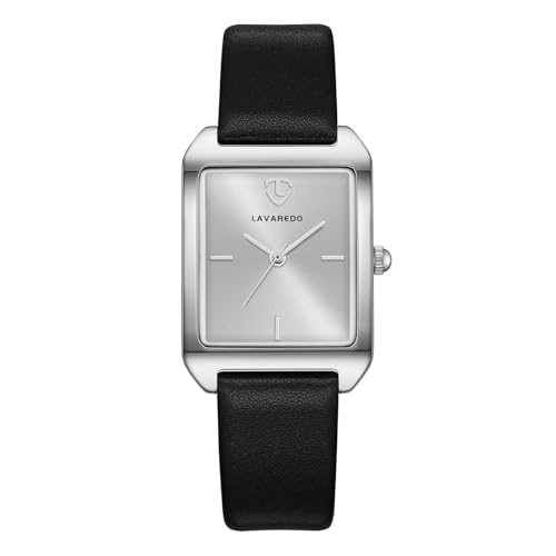 Timever Damen Armbanduhr Quarzuhr Analog, mit Lederarmband, 3 Zeiger, 36 mm Gehäusegröße, 3 ATM Wasserdicht von Timever