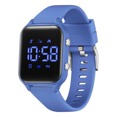 Timever Digitaluhr Kinder Mädchen Jungen mit Schrittzähler,Wecker,Stoppuhr, Licht,Datum-Sport Armbanduhr ohne App und Handy mit Silikonarmband L6615E Timever Digitaluhr Kinder Mädchen Jungen mit Schrittzähler,Wecker,Stoppuhr, Licht,Datum-Sport Armbanduhr ohne App und Handy mit Silikonarmband L6615E von Timever