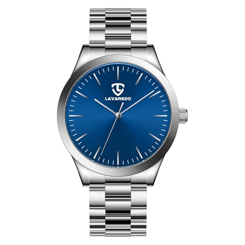 Timever Zeiger Herren Armbanduhr Quarzuhr Analog mit Edelstahlarmband,3 ATM Wasserdicht,Inklusive Werkzeug zur Anpassung,Geschenk für Mann und Freund von Timever