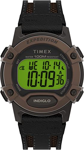 Timex Expedition CAT5 Herren-Armbanduhr 41mm Lederband TW4B24600 von Timex