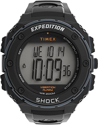 Timex Expedition Shock XL Herren 50mm Harzband Armbanduhr TW4B24000 von Timex