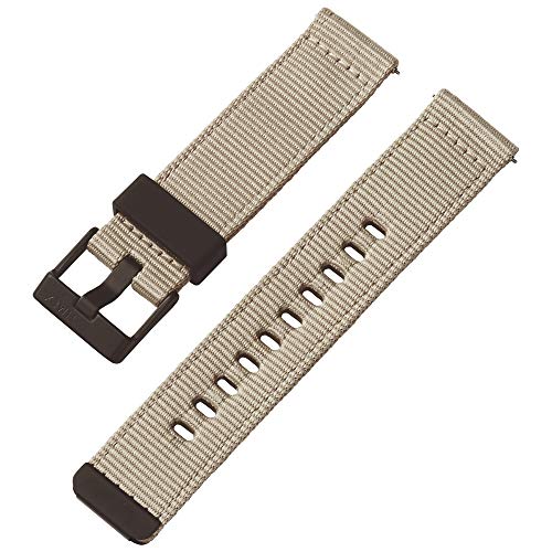 Timex 22mm Stoff Schnellverschluss Strap - Schwarz Winter Camo mit schwarzer Schnalle, Braun/Schwarz, Modern von Timex