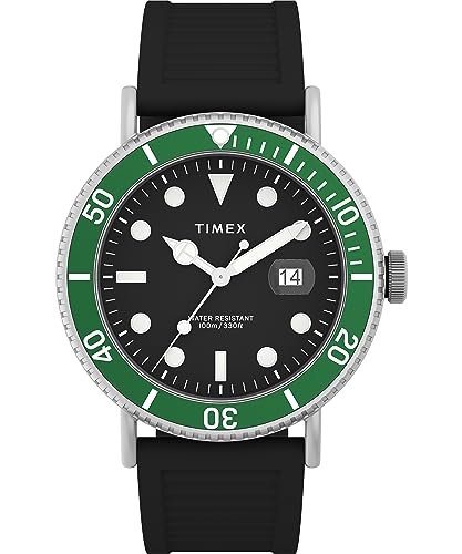 Timex 43 mm Harborside Coast Watch, Schwarz, One Size, 43 mm Harborside Coast Watch von Timex