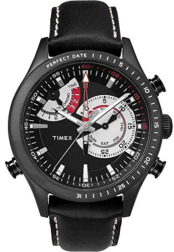 Timex Herren Chronograph Quarz Uhr mit Leder Armband TW2P72600 von Timex