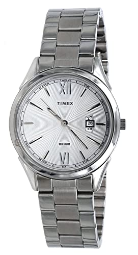 Timex Classic Silver-Tone Size, silber von Timex