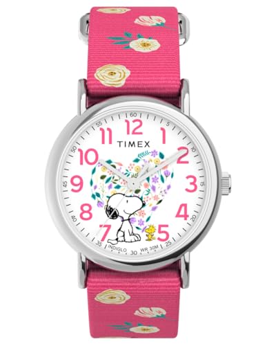 Timex Damen Analog Armbanduhr Peanuts Peanuts Weekender von Timex