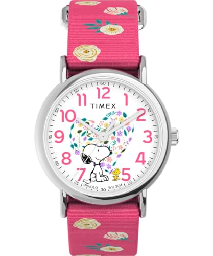 Timex Damen Analog Armbanduhr Peanuts Peanuts Weekender von Timex