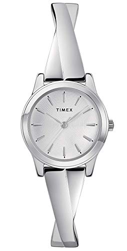 Timex Damen Analog Klassisch Quarz Uhr mit Edelstahl Armband TW2R98700 von Timex