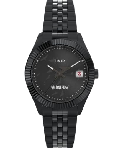 Timex Damen Analog Quarz Armbanduhr x Wednesday Legacy von Timex