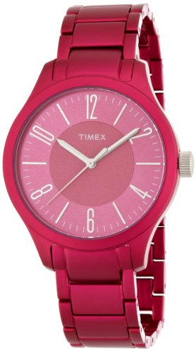 Timex Damen-Armbanduhr Style Analog Quarz Aluminium T2P110 von Timex