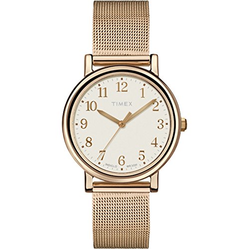 Timex Damen-Armbanduhr XS Originals Classic Round Analog Quarz Messing T2P463 von Timex