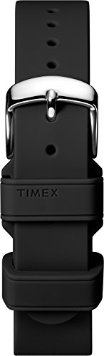 Timex Damen TW7C08200 IQ+ Move 18 mm schwarzes Silikonband von Timex