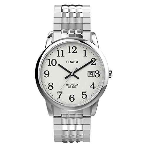 Timex Easy Reader 35mm Erweiterungsband-Armbanduhr für Herren mit perfekter Passform TW2V05400 von Timex
