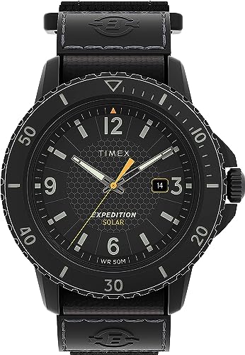 Timex Expedition Gallatin Solar 44mm Herren-ArmbanduhrTW4B23300, Schwarz von Timex