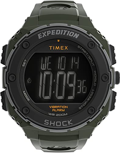 Timex Expedition Shock XL Herren 50mm Harzband Armbanduhr TW4B24100 von Timex