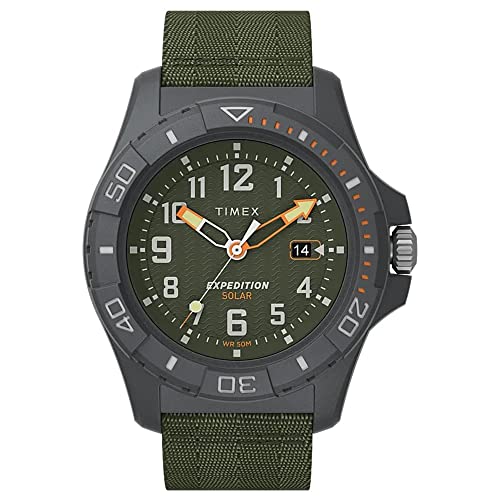 Timex Herren Analog Armbanuhr mit Stoffband Expedition North Freedive Ocean von Timex