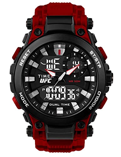 Timex Herren Analog-Digital Uhr mit Plastikband UFC Impact von Timex