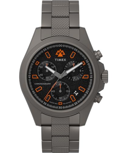 Timex Herren Analog Quarz Uhr mit Edelstahl Armband TW2W45700JR von Timex