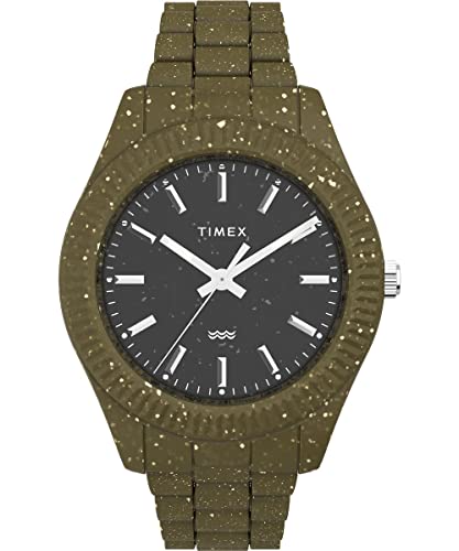 Timex Herren Analog Quarz Uhr mit Kunststoff Armband TW2V77100JR von Timex