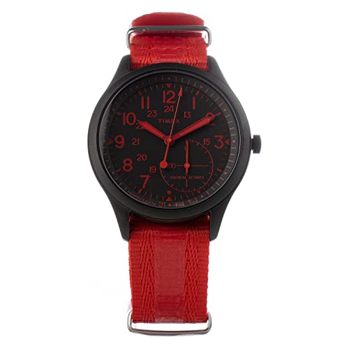 Timex Herren Analog Quarz Uhr mit Leder Armband TW2R37900 von Timex
